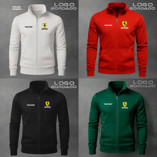 Buzo cuello alto de Ferrari con logos bordados COLECCIÓN UNICA🔥 Solo por hoy con el 30% DCTO