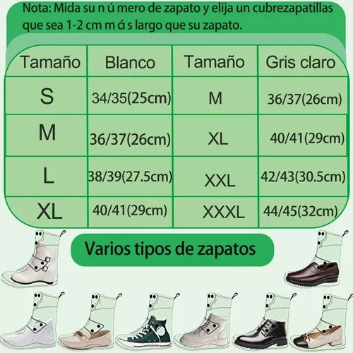 Impermeable de zapatos para climas extremos 😲