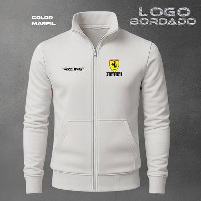 Buzo cuello alto de Ferrari con logos bordados COLECCIÓN UNICA🔥 Solo por hoy con el 30% DCTO