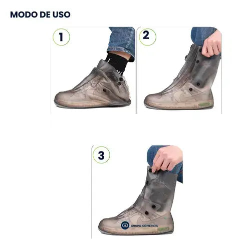 Impermeable de zapatos para climas extremos 😲