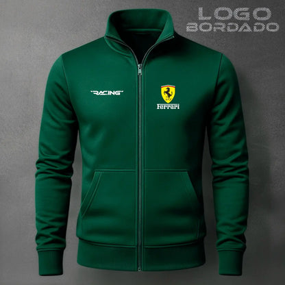 Buzo cuello alto de Ferrari con logos bordados COLECCIÓN UNICA🔥 Solo por hoy con el 30% DCTO